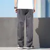Nuevos Pantalones Casuales de Primavera y Otoño para Hombre, Pantalones Rectos Holgados con Cintura Elástica, Pierna Ancha, Multibolsillos, Pantalones de Trabajo Duraderos