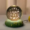 Ramo Bola de Cristal Luminosa Tulipán Luz de Noche Adorno Regalo para Cumpleaños de Niñas Regalo para Mejores Amigas Regalo para el Festival Qixi para Novia