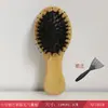 Escova de Cabelo com Cerdas de Javali Cabeça de Escova Almofadada Pente Meridian Massageador Escova de Cerdas de Javali Especial para Mulheres Cabelo Longo Volumizador Pente de Madeira com Almofada de Ar