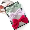 Pinza para el pelo grande de clip de resorte con lazo de satén popular transfronterizo, pasador de color sólido para mujeres, accesorios para el cabello