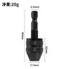 Mandril de broca de três castanhas auto-centrante de troca rápida com haste hexagonal de 0,3-6,5 mm para retificadoras elétricas de 3,6 mm