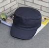 Boné Plano Simples Estilo Coreano Moda Masculina e Feminina Cor Sólida Atmosférico Top Plano Boné Militar Boné de Beisebol com Aba de Pato Masculino e Feminino