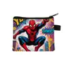 Porta-moedas Desenho Homem-Aranha Marvel Infantil com Zíper Pequena Bolsa de Armazenamento Mercadoria de Anime Porta-Cartões Portátil Venda por Atacado de Fábrica