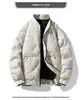 Invierno Nuevo Abrigo Chaqueta de Algodón Hombre Tendencia Uniforme de Béisbol Sencillo Versátil Cuello Alto Chaqueta Acolchada de Algodón
