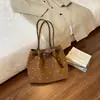 Comercio Exterior Estampado de Lunares Estilo Coreano Gran Capacidad para Ir al Trabajo Otoño/Invierno 2026 Nuevo Simple de Hombro Bolso Tote para Mujer