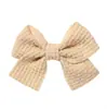 Set de Pasadores de Mariposa Rayados Europeos y Americanos para Niñas, Lindos Pasadores de Princesa con Borde de Tela, Accesorios para el Cabello Vintage 3002
