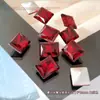 Rhinestones de Alta Calidad para Uñas con Corte de Caramelo de Hielo de Circonia Nuevo Color Rectangulares Multifacéticos Cuadrados de Ángulo Recto Rhinestones para Uñas Postizas Accesorios para Uñas