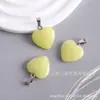 Venta Caliente Transfronteriza Colgante Corazón de 20 mm, Colgante Corazón de Color Gelatina, Accesorios de Collar Corazón Durazno, Suministros para Manualidades