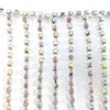 Proveedor Fabricante de Cadena de Código de Pedrería Personalizada Suministros Borla de 12 cm Cadena de Diamantes Pedrería Soldada Accesorios Accesorios para Ropa Cadena de Código