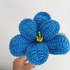 Buquê de Tulipas DIY Presente Feito à Mão para Namorada, Flores Artificiais Tricotadas à Mão com Fio Atacado Buquê Artificial