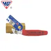Shanghai Hugong Válvula de Bola de Cobre Q11F-16T Llave de Paso de Agua Grifo Interruptor 1/2 Pulgada 3/4 Pulgada Rosca Interna Válvula de Bola de Latón