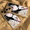 Funda para iPhone 17 Temática de Sakura Island Maki Hermana Mayor de Anime de Dibujos Animados, Adecuada para 14 Pro, Diseño de Nicho, Cobertura Total para Apple 13, 12
