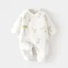 Mono Acolchado para Bebé Recién Nacido Bata Fina de Algodón Sin Huesos Otoño e Invierno Algodón Puro Recién Nacido 40g Ropa de Mariposa Traje para Gatear Bebé