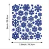 Pegatinas de copo de nieve con purpurina navideña transfronterizas, purpurina de arena dorada, decoraciones festivas, bolsas de regalo, pegatinas de copo de nieve de invierno para manualidades