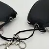 Bolsa/Caja de Almacenamiento Plegable para Personas Mayores, Estuche para Gafas de Lectura, Caja Portátil Negra con Cremallera y Impresión de Logo