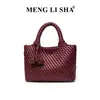 Conjunto de Bolsas de Mão de Couro Macio Tecido de Nicho Transfronteiriço da Amazon para Mulheres, Adequado para o Dia a Dia, Moderno e Casual, Ombro Único, Transversal, Bolsa Tote