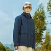 Nueva Chaqueta de Plumón Estilo Montaña Otoño e Invierno, Conjunto Desmontable Tres en Uno, Ropa Impermeable de Montañismo para Hombre, Cálida
