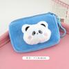 Linda Caricatura Peluche Monedero Color Caramelo Mini Suave Lindo Bolsa para Guardar Monedas Estudiante Portátil Bolsa para Audífonos Al por Mayor