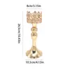 Porta-Velas Coroa Cintura Fina Estilo Europeu de Luxo Leve Transfronteiriço Adereços para Fotografia de Casamento Porta-Velas de Metal Ornaments Fabricante