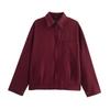 Ropa Europea y Americana 2024 Nuevo Traje de Pantalones con Bolsillos de Solapa y Cremallera + Chaqueta de Manga Larga con Solapa + Minifalda de Linterna de Cintura Alta
