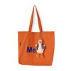 Bolsa de Lona Artística de Gran Capacidad para Cartas, Bolso de Hombro de Lona Versátil Personalizable, Bolsa de Compras de Lona con Impresión de Logo Personalizado