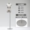 Nuevos accesorios de maniquí plano para mujer, medio cuerpo con plataforma, maniquí de ventana para mujer, pecho plano, soporte de exhibición para tienda de ropa, cuerpo completo