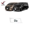 Adequado para Toyota 23 Alphard Série 40 Botão Interruptor do Porta-malas Lantejoula Vellfire Modificação Porta Traseira