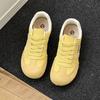 Zapatillas de Entrenamiento Amarillas Forrest Gump para Mujer 2025 Nuevos Estallidos Primavera Combinan con Todo Suela Fina Ligeras Deportivas Casuales