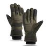 Luvas Táticas de Inverno Soft Shell Grande Forradas com Lã de Algodão Quentes para Homens ao Ar Livre Fãs Militares Camuflagem Cp Combate Ciclismo Dedo Inteiro Tela Sensível ao Toque