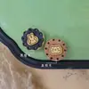 Ébano Pet Pequenos Acessórios de Biscoito Contas Soltas DIY Brinquedos Culturais Ornamentos Contas Espaçadoras Pulseira de Miçangas Acessórios de Biscoito Ursinho