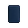 Para Apple 16 bolsa para tarjetas de teléfono móvil Magsafe cuero pu parte trasera magnética bolsa para tarjetas de teléfono móvil fábrica mayoreo