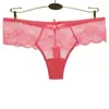 Comércio eletrônico transfronteiriço comércio exterior fio dental feminino costas T renda transparente divertida fio dental feminino à vista atacado