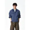 Responde Me Marca de Moda Chaqueta de Trabajo Azul Francés con Solapa para Hombre Casual Primavera y Otoño Nuevo Estilo Abrigo Superior W517