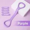Corda de puxar de 8 caracteres para mulheres, cinto de alongamento de yoga para casa, corda elástica grossa de silicone para as costas, prática de costas abertas, artefato para afinar as costas e ombros