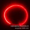 Collar LED Emisor de Luz Transfronterizo Amazon Fibra Óptica PVC Collar para Mascotas Nocturno Suministro Directo de Fábrica Mayoreo