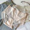 Ropa interior Hua Yuze para mujer de seda helada sin costuras sexy para chica talla grande tiro medio transpirables shorts tipo triángulo verano finos