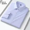 Nueva Camisa de Rayas de Modal para Viajes de Negocios, Ropa Formal Profesional, Sin Bolsillos, Camisa sin Planchar para Hombre, Manga Larga
