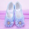 Zapatos de Baile Dulces Morados para Niños Zapatos de Ballet Elegantes para Niñas Zapatos de Garra de Gato Body para Escenario Performance Baile 8020