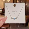 Collar Estilo Coreano Cielo Estrellado de Perlas para Mujer, Cadena de Cuello de Alta Gama con Accesorios de Piedra Ojo de Gato, Cadena para Suéter Clavicular de Lujo Ligero de Nicho