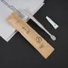 Produtos Descartáveis para Lavar e Cuidar Hotel B&B Saco de Papel Kraft com Selagem Três Lados Artigos de Higiene Pessoal Escova de Dentes Pente Hotel
