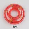 Juguete Inflable Mini Flotador de Natación Patito Amarillo Accesorios Tienda de Té con Leche Rosquilla Baño y Juego Acuático Infantil Flotador Pequeño