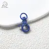 Broche de Resorte con Forma de Perro Pintado, Accesorios para Joyería DIY, Llavero, Colgante para Bolso, Llavero Metálico para Coche, Bolso