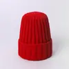 Nuevo gorro de punto estilo coreano para otoño e invierno, gorro de lana para hombre y mujer, gorro con visera, color caramelo, sombrero de punta cálido versátil para adultos