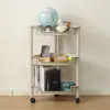 Estanterías de almacenamiento móviles al por mayor para cocina, dormitorio, almacenamiento de snacks y almacenamiento de condimentos del hogar