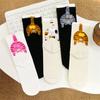 Calcetines de Pareja de Primavera y Verano Lindos de Media Caña para Todas las Estaciones Gato de Dibujos Animados Huevo Cascabel Japonés Versátiles Calcetines Slouch para Mujer