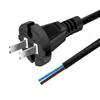 Cable de Alimentación de Dos Conductores y Dos Pines de 10A Certificado 3C Estándar Nacional para Martillo Eléctrico, Secador de Cabello y Herramientas Eléctricas, Cobre Puro, en Stock