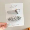 2026 Nuevo Pasador de Pelo de Dibujos Animados Pasador de Pelo Dulce con Lazo Pinza Lateral Exquisita de Gama Alta Pinza de Pato