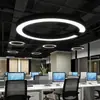 Lámpara Colgante de Oficina Creativa en Forma de C, Gimnasio, Salón de Belleza, Tienda de Ropa, Estilo Industrial, Luz LED, Luz Decorativa