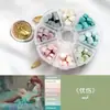 Perlas de cera octogonales, 100 estilos en compartimentos separados, perlas de cera para sellos de cera, empaque de caja de color mixto, venta al por mayor
