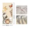 Temu Amazon Shein Fornecimento Exclusivo Transfronteiriço de Capa Decorativa de Porta de Quarto Elástica de Peça Única, Capa de Porta com Tema de Animal Fácil de Instalar